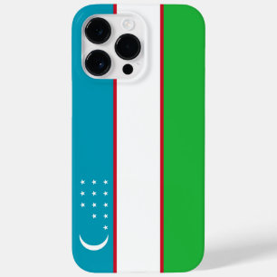 Funda Para iPhone 14 Pro Max De Case-Mate Bandera de Uzbekistán