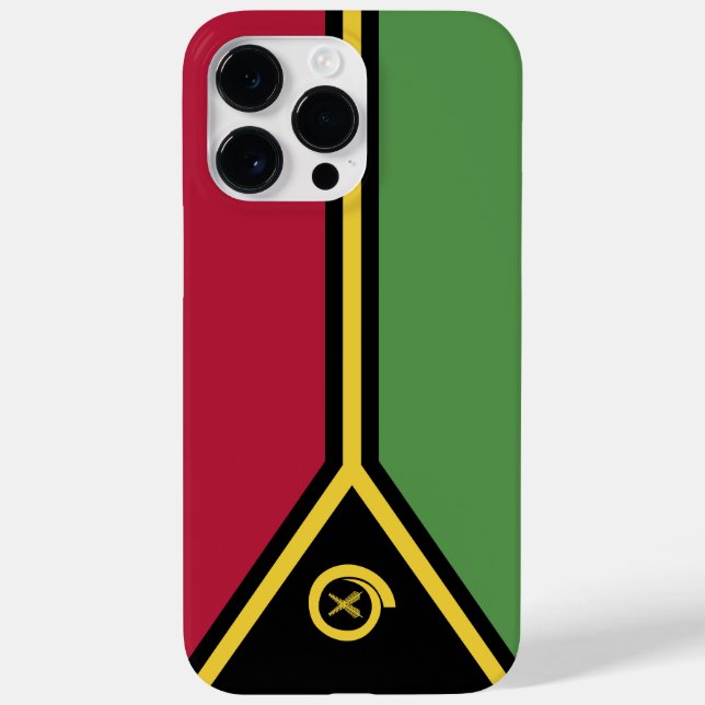 Funda De Case-Mate Para iPhone Bandera de Vanuatu (Reverso)