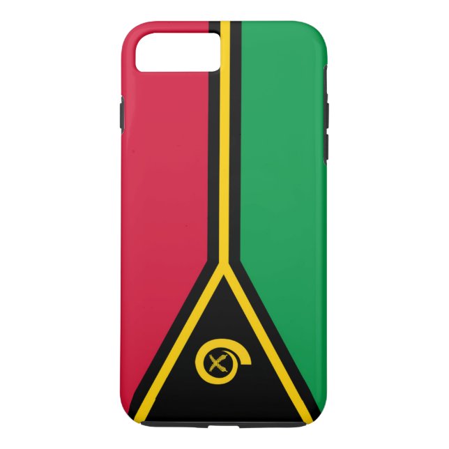 Funda De Case-Mate Para iPhone Bandera de Vanuatu (Reverso)
