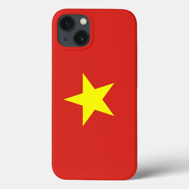 Funda De Case-Mate Para iPhone Bandera de Vietnam (Reverso)