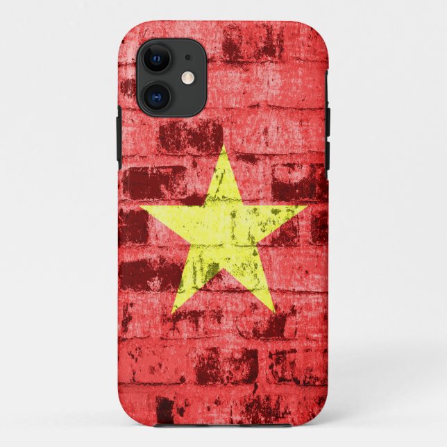 Funda De Case-Mate Para iPhone Bandera de Vietnam (Reverso)