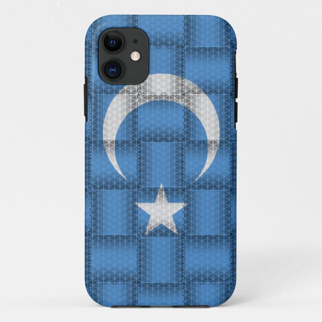 Funda De Case-Mate Para iPhone Bandera de Xinjiang (Reverso)