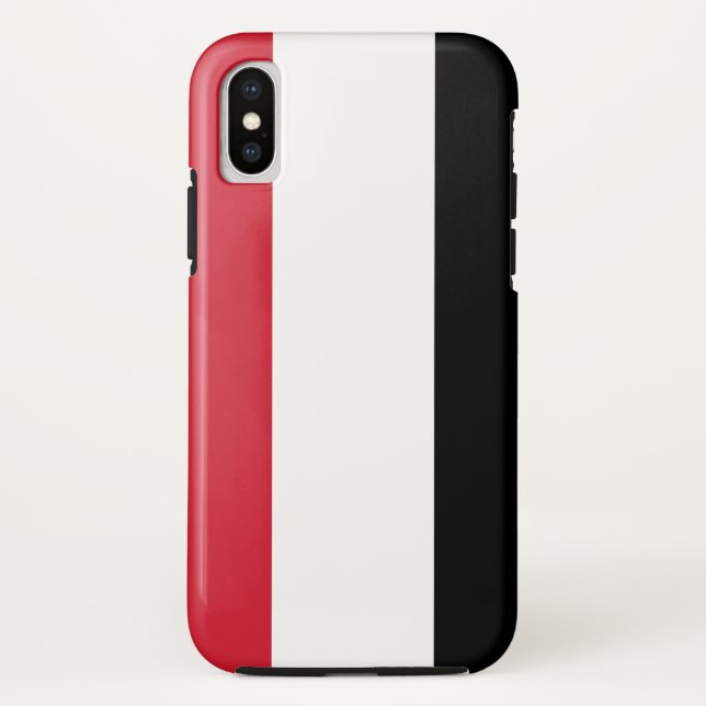 Funda De Case-Mate Para iPhone Bandera de Yemen (Reverso)
