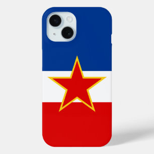 Funda Para iPhone 15 Bandera de Yugoslavia