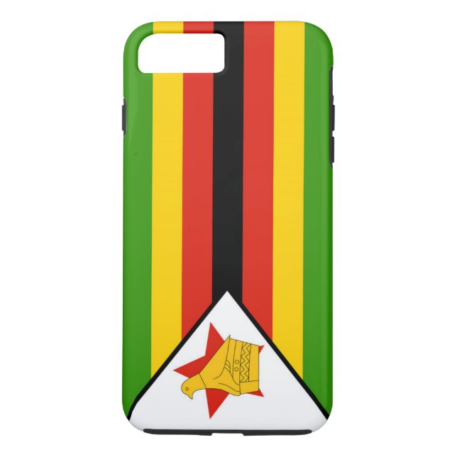 Funda De Case-Mate Para iPhone Bandera de Zimbabue (Reverso)