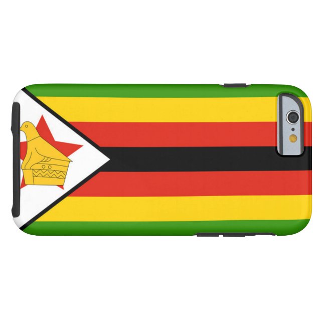 Funda De Case-Mate Para iPhone Bandera de Zimbabwe (Reverso Horizontal)