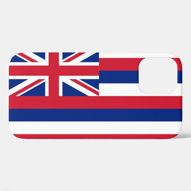 Funda De Case-Mate Para iPhone Bandera del estado de Hawái (Reverso (Horizontal))