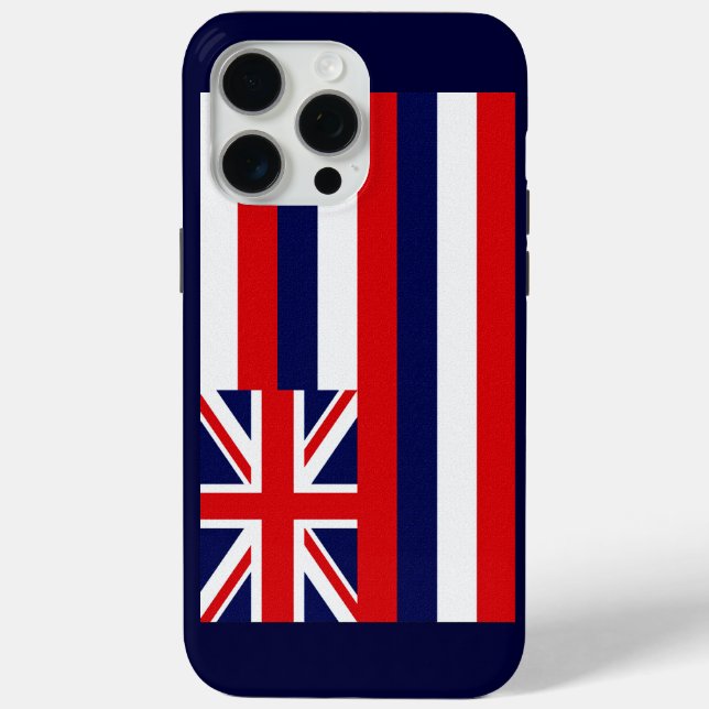 Funda De Case-Mate Para iPhone Bandera del Estado de Hawái (Reverso )