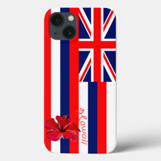 Funda Para iPhone 13 Bandera del Estado de Hawái