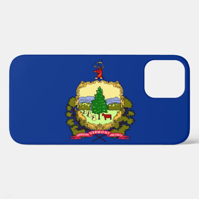 Funda De Case-Mate Para iPhone Bandera del estado de Vermont (Reverso (Horizontal))