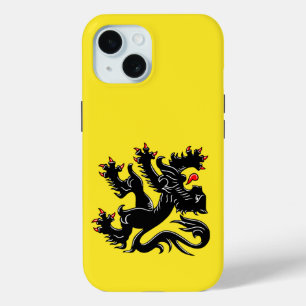 Funda Para iPhone 15 Bandera del estuche para iPhone Flanders Funda-Mat