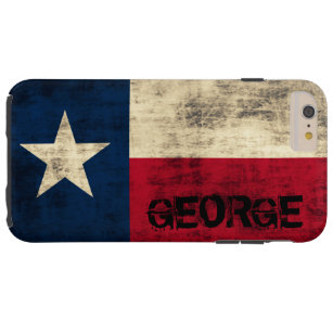Funda Resistente Para iPhone 6 Plus Bandera del Grunge del vintage de Personalzied de