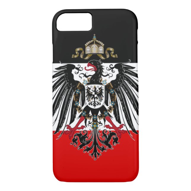 Funda De Case-Mate Para iPhone Bandera del imperio alemán (Reverso)
