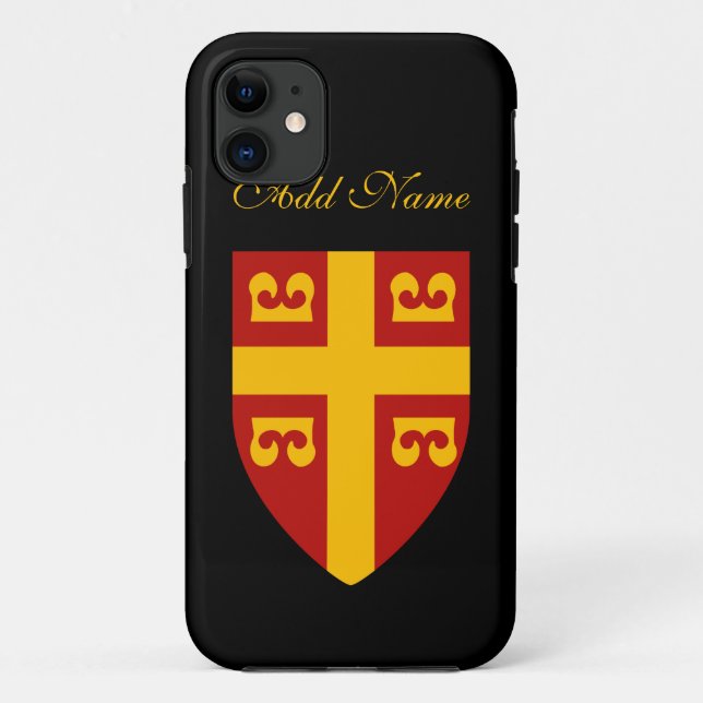 Funda De Case-Mate Para iPhone Bandera del imperio bizantino (Reverso)