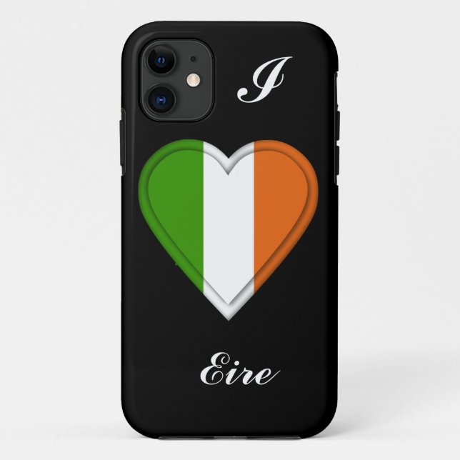 Funda De Case-Mate Para iPhone Bandera del irlandés de Eire Irlanda (Reverso)