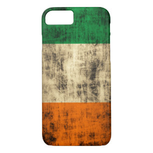 Funda Para iPhone 8/7 Bandera del irlandés del Grunge