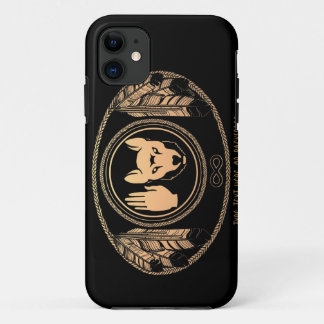 Funda Para iPhone 11 Bandera del lobo de arte nativo iPhone 5 Funda Fun