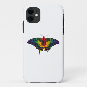Funda Para iPhone 11 Bandera del Orgullo Arcoiris Mariposa Tradicional