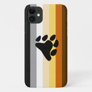 Funda Para iPhone 11 Bandera del Orgullo de los Osos con Pata