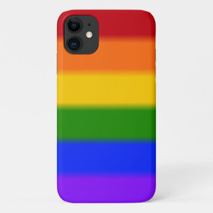 Funda Para iPhone 11 Bandera del orgullo gay arcoiris caído