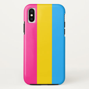 Funda Para iPhone X Bandera del Orgullo Pansexual