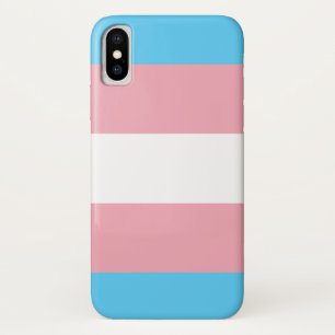 Funda Para iPhone X Bandera del Orgullo Transgénero