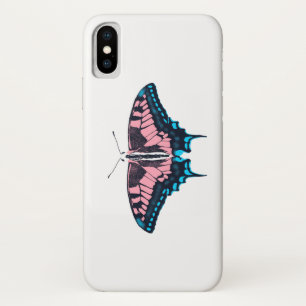 Funda Para iPhone X Bandera del Orgullo Transgénero Mariposa Tradicion