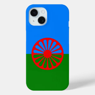 Funda Para iPhone 15 Bandera del pueblo romaní