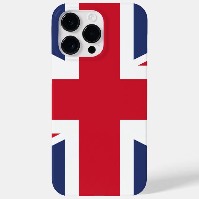 Funda De Case-Mate Para iPhone Bandera del Reino Unido (Reverso)