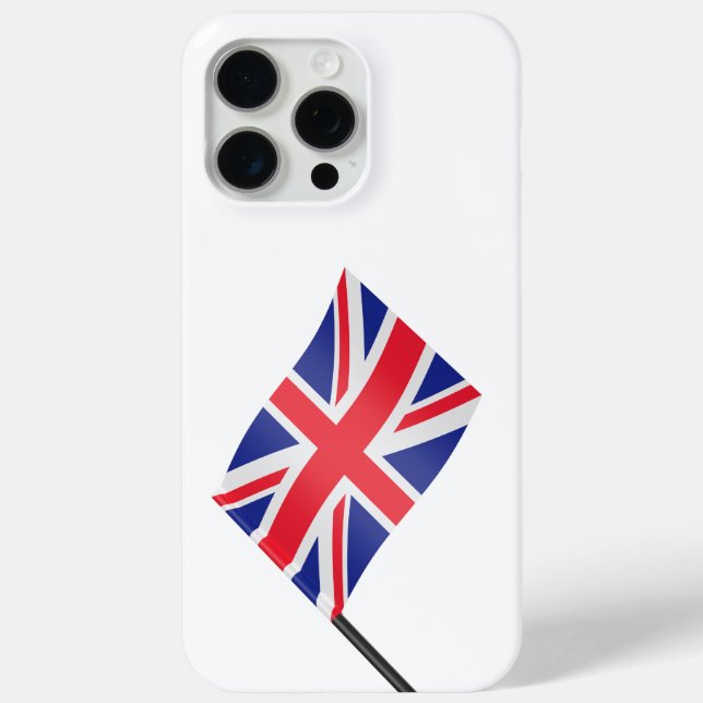 Funda De Case-Mate Para iPhone Bandera del Reino Unido (Reverso )
