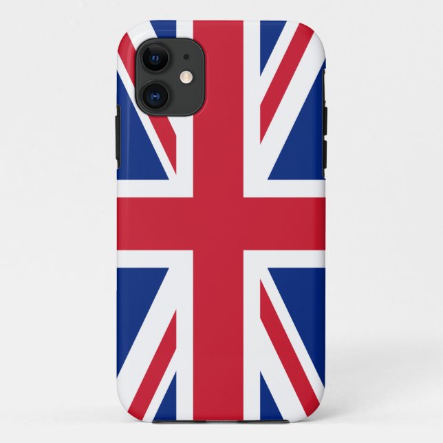 Funda De Case-Mate Para iPhone Bandera del Reino Unido (Reverso)