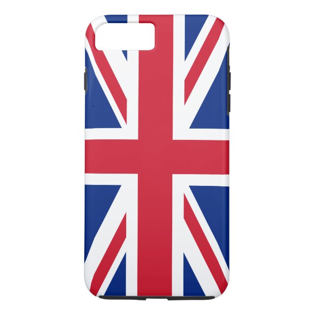 Funda De Case-Mate Para iPhone Bandera del Reino Unido (Reverso)