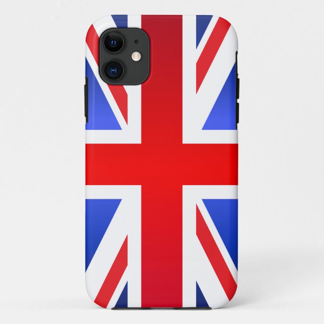Funda De Case-Mate Para iPhone Bandera del Reino Unido (Reverso)