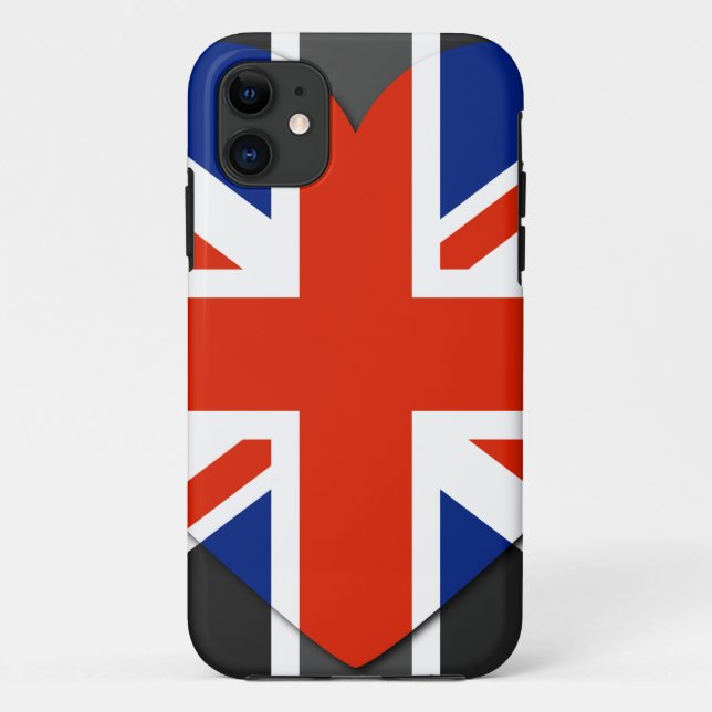 Funda De Case-Mate Para iPhone Bandera del Reino Unido (Reverso)