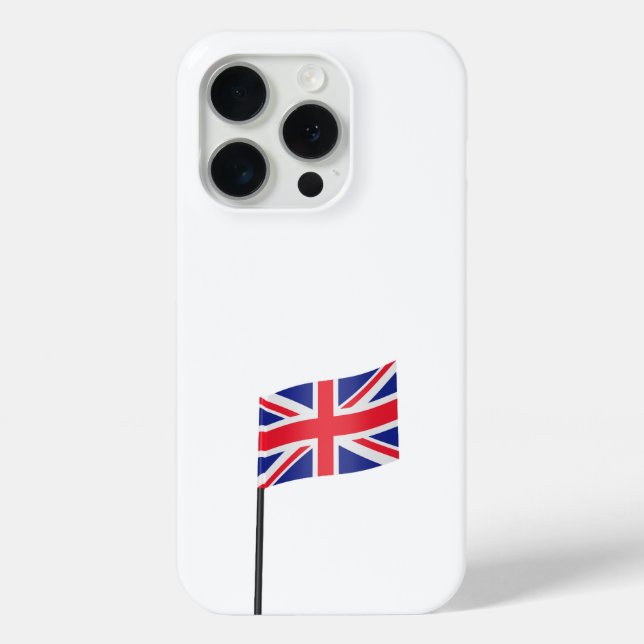 Funda De Case-Mate Para iPhone Bandera del Reino Unido (Reverso )