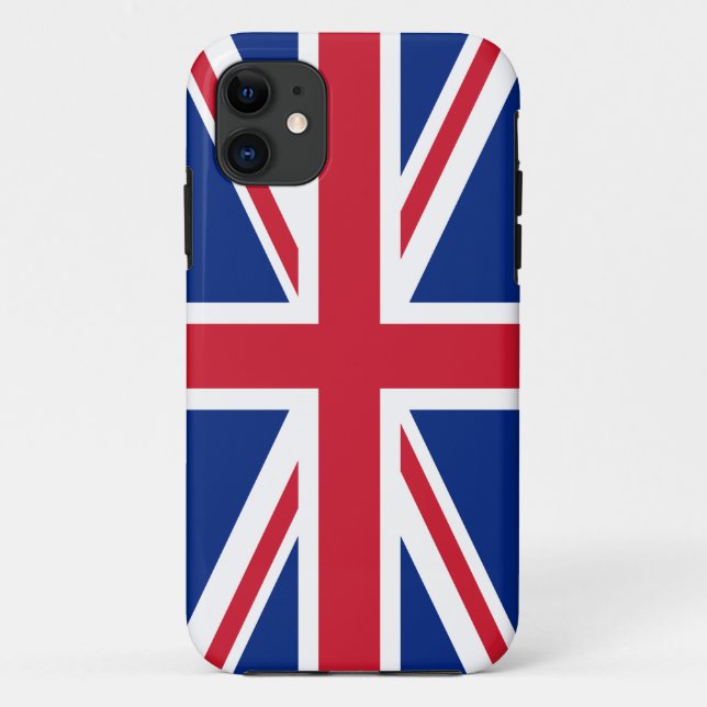 Funda De Case-Mate Para iPhone Bandera del Reino Unido (Reverso)