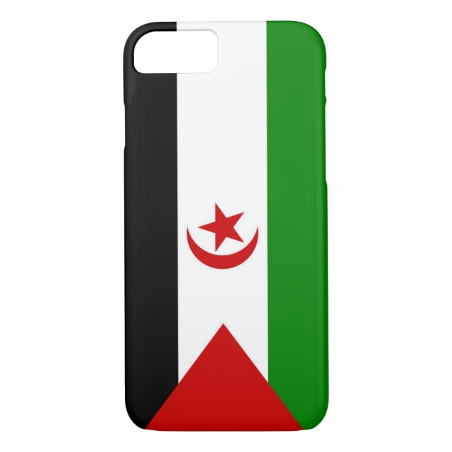 Funda De Case-Mate Para iPhone Bandera del Sáhara Occidental (Reverso)