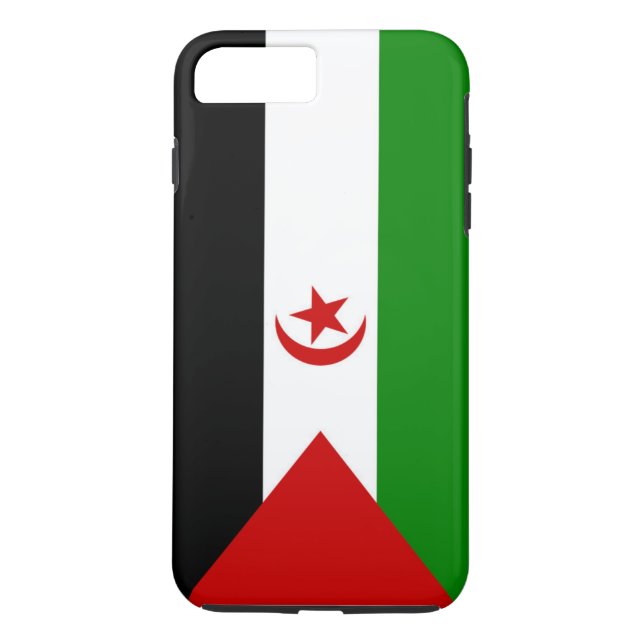 Funda De Case-Mate Para iPhone Bandera del Sáhara Occidental (Reverso)