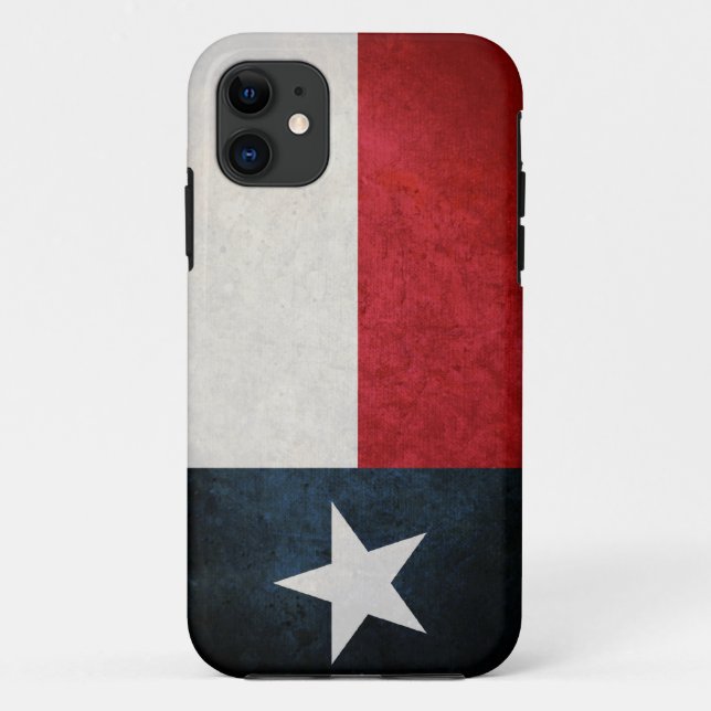 Funda De Case-Mate Para iPhone Bandera del Texan (Reverso)