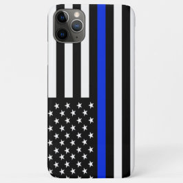 Funda Para iPhone 11 Pro Max Bandera delgada de la Línea Azul
