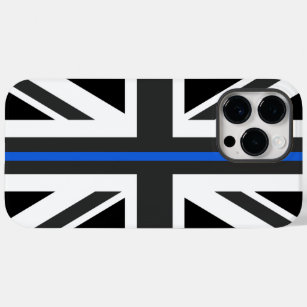 Funda Para iPhone 14 Pro Max De Case-Mate Bandera delgada de la línea azul del Reino Unido