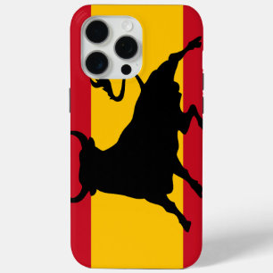 Funda Para iPhone 15 Pro Max Bandera española con toro
