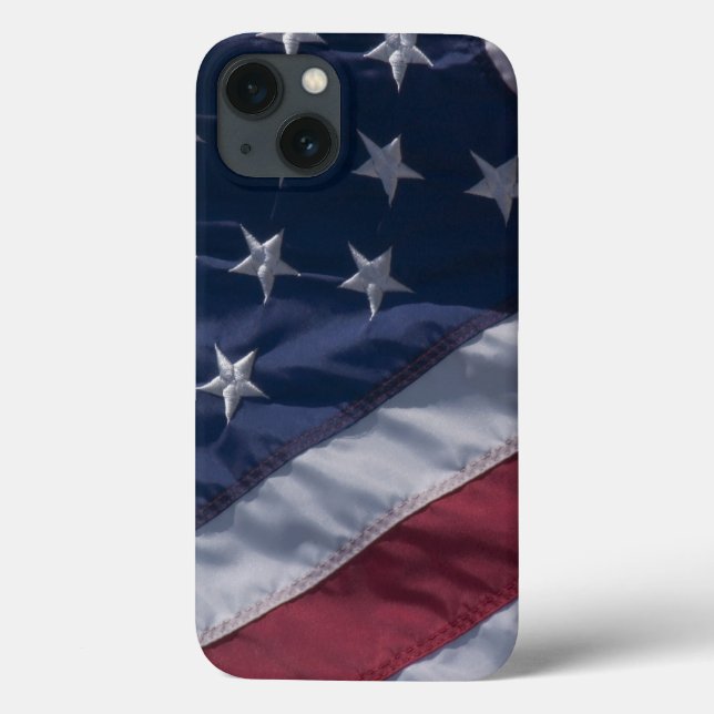 Funda De Case-Mate Para iPhone Bandera estadounidense. (Reverso)