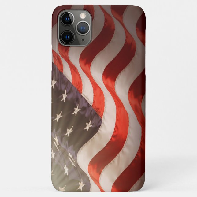 Funda De Case-Mate Para iPhone Bandera estadounidense (Reverso)