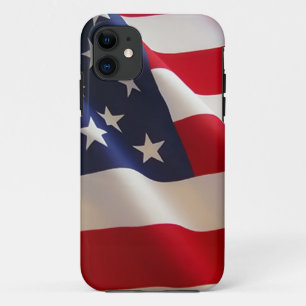 Funda Para iPhone 11 Bandera estadounidense