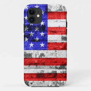 Funda Para iPhone 11 Bandera estadounidense