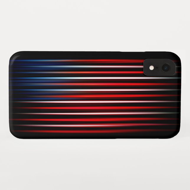 Funda De Case-Mate Para iPhone Bandera estadounidense (Reverso (horizontal))