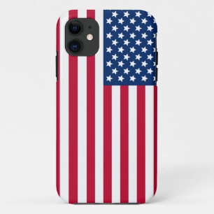 Funda Para iPhone 11 Bandera estadounidense