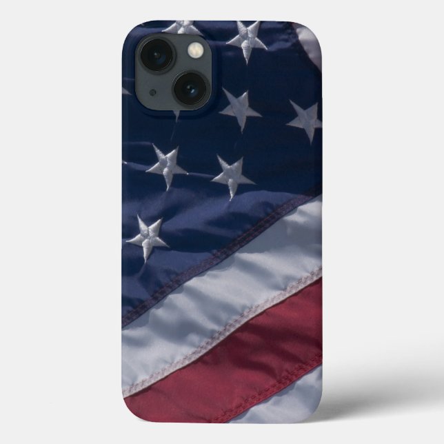 Funda De Case-Mate Para iPhone Bandera estadounidense. (Reverso)