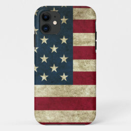 Funda Para iPhone 11 Bandera estadounidense